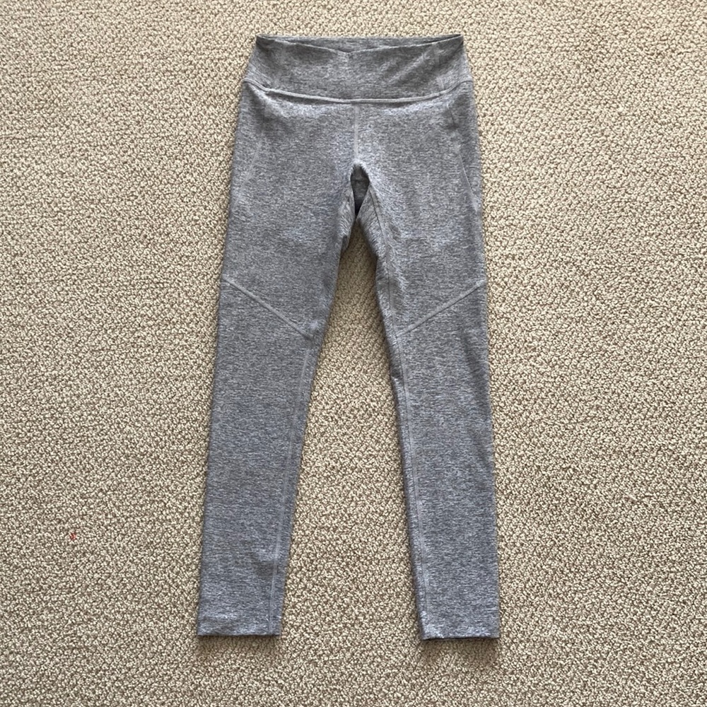 NEW Outdoor Voices 7/8 Warmup Leggings Grey Size Small Textured Compression NWOT